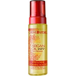 CREAM OF NATURE STYLE & SHINE FOAMING MOUSSE