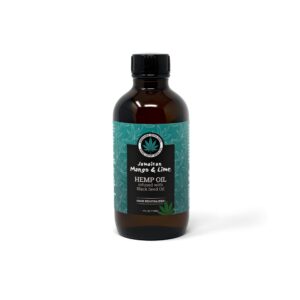 JAMAICAN MANGO & LIME HEMP SEED OIL INFUSED WITH BLACK SEED OIL