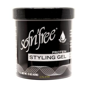 SOFT N FREE PROTEIN STYLING GEL BLACK 15OZ