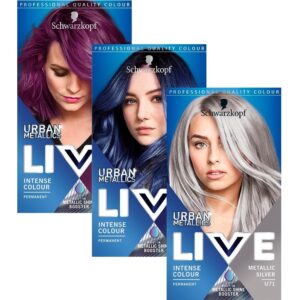 SCHWARZKOPF LIVE URBAN METALLICS PERMANENT HAIUR COLOUR